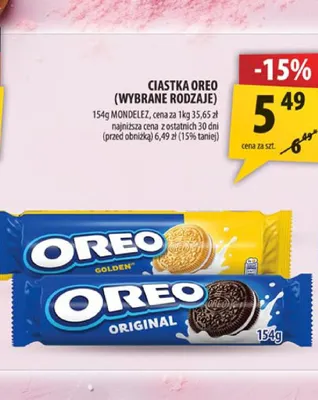 Ciastka Oreo Original promocja w Arhelan
