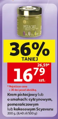 Krem pistacjowy Scyavuru promocja w Auchan