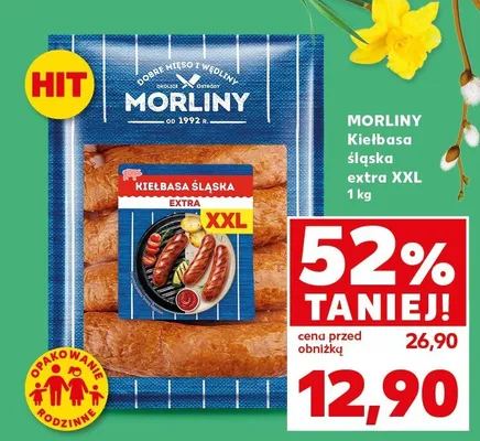 Kiełbasa śląska extra XXL promocja w Kaufland