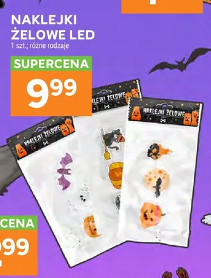 Naklejki żelowe LED promocja w Stokrotka