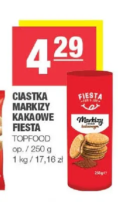 Ciastka Markizy Kakaowe Fiesta promocja w SPAR