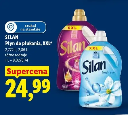 Płyn do płukania Silan Fresh Sky XXL promocja w Lidl