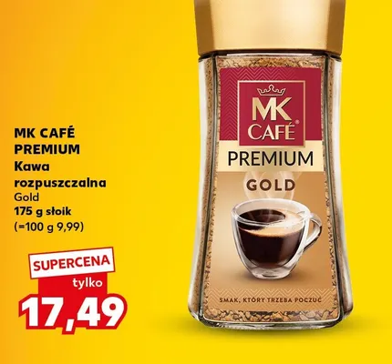 Kawa rozpuszczalna Gold MK Café Premium promocja w Kaufland