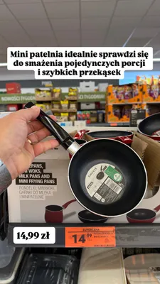 Mini wok Smukee Home 14 cm promocja w Biedronka