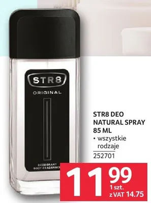 Dezodorant STR8 DEO NATURAL SPRAY 85 ML promocja w Selgros