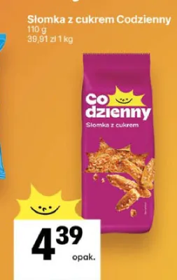 Słomka z cukrem Codzienny promocja w Delikatesy Centrum