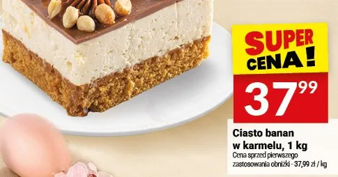 Ciasto banan w karmelu promocja w Twój Market