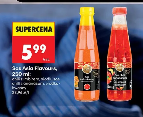 Sos chili z imbirem Asia Flavours promocja w Biedronka