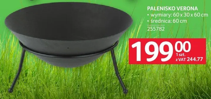 Palenisko Verona 60x30x60cm promocja w Selgros
