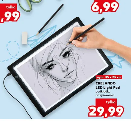 LED Light Pad CRELANDO podkładka do rysowania promocja w Kaufland