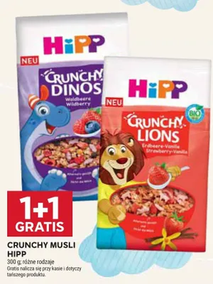 Crunchy Musli HiPP promocja w Stokrotka