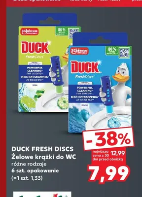Żelowe krążki do WC Duck Fresh Discs promocja w Kaufland