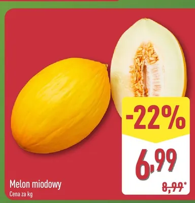 Melon miodowy promocja w Aldi
