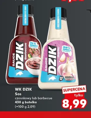 Sos czosnkowy WK Dzik promocja w Kaufland