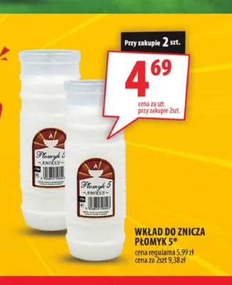 Wkład do znicza Płomyk 5 promocja w Arhelan