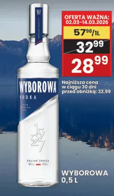 Wódka Wyborowa promocja w Wafelek
