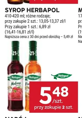 Syrop Herbapol promocja w Stokrotka