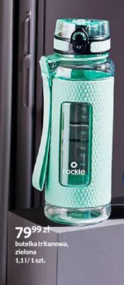 Butelka tritanowa zielona 1,1 l Rockle promocja w Empik