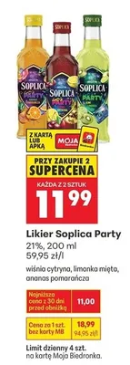Likier limonka mięta promocja w Biedronka