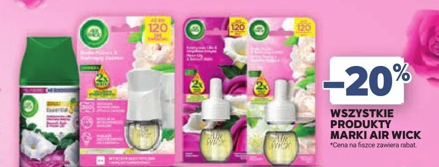 Wszystkie produkty marki Air Wick promocja w Stokrotka