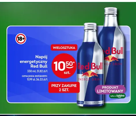 Napój energetyczny Red Bull promocja w Żabka