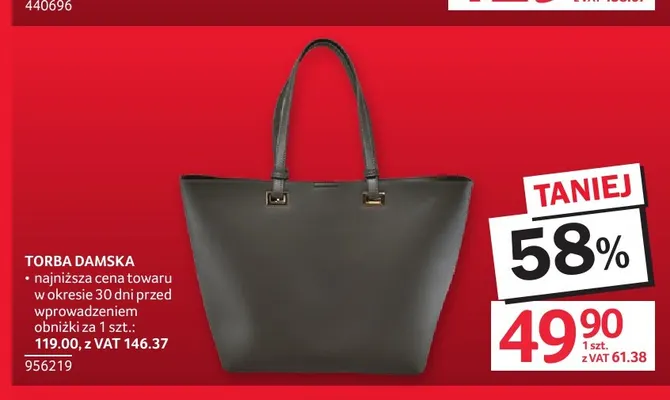 Torba damska promocja w Selgros