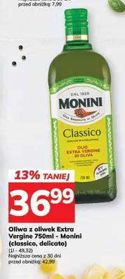 Oliwa z oliwek Extra Vergine delicato Monini promocja w Hitpol