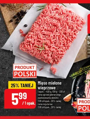 Mięso mielone wieprzowe polskie promocja w POLOmarket