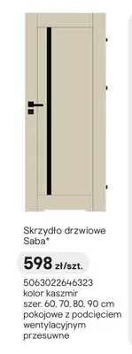 Skrzydło drzwiowe Saba promocja w Castorama
