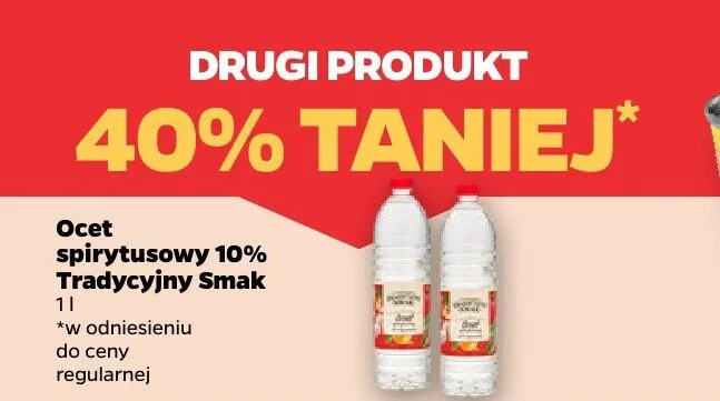 Ocet spirytusowy 10% Tradycyjny Smak promocja w Netto