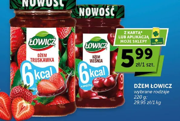 Dżem truskawkowy Łowicz promocja w Euro Sklep