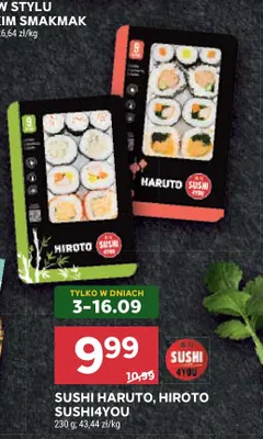 Sushi Haruto Sushi4You promocja w Stokrotka