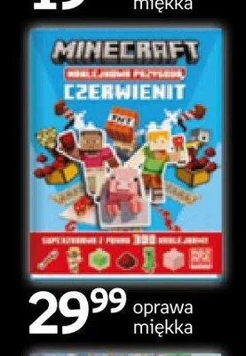 Książka Minecraft Czerwienit oprawa miękka promocja w Empik