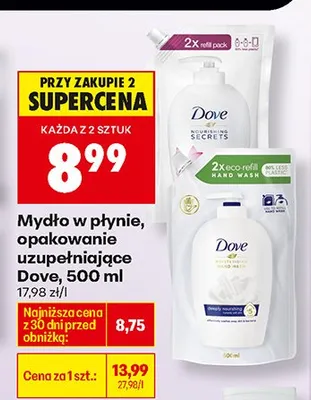 Mydło w płynie, opakowanie uzupełniające promocja w Biedronka
