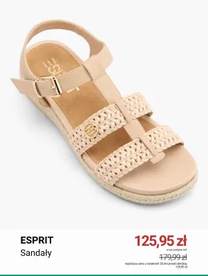 Sandały damskie ESPRIT promocja w Deichmann