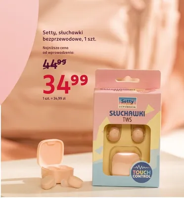 Słuchawki bezprzewodowe promocja w Rossmann