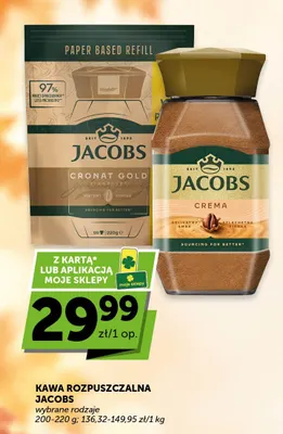Kawa rozpuszczalna Jacobs Crema promocja w ABC