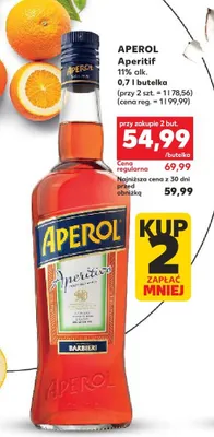 Likier aperitif 0,7l promocja w Kaufland