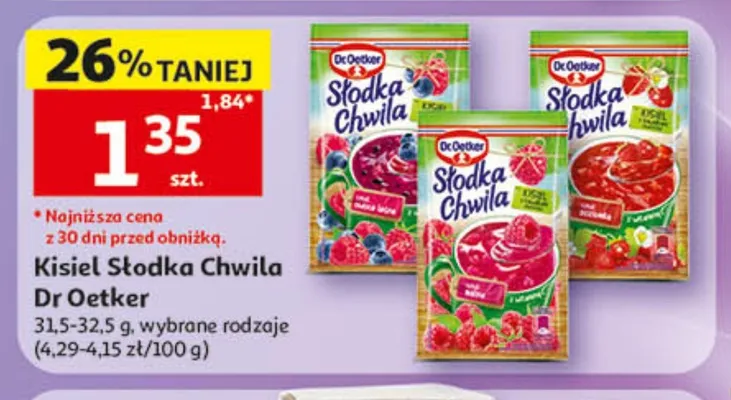 Kisiel Słodka Chwila Dr Oetker promocja w Auchan