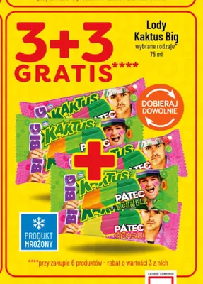 Lody Kaktus Big promocja w POLOmarket