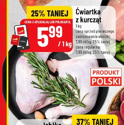 Ćwiartka z kurcząt promocja w POLOmarket
