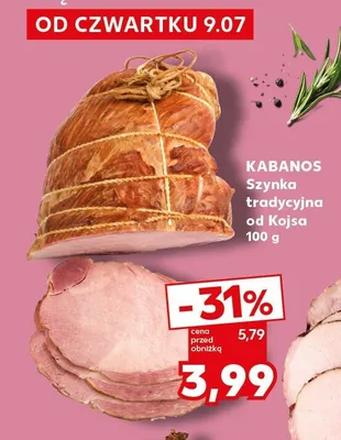 Szynka tradycyjna od Kojsa Kabanos promocja w Kaufland