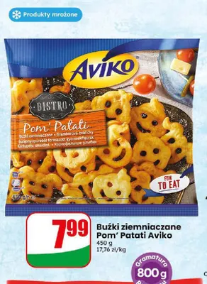 Buźki ziemniaczane Pom' Patati Aviko promocja w Dino