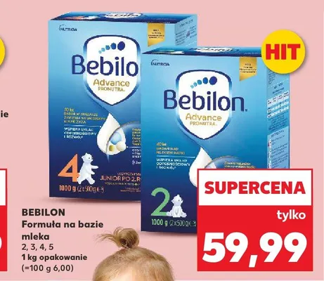 Formuła na bazie mleka Bebilon Advance Pronutra 3-pak promocja w Kaufland