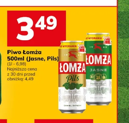 Piwo Łomża Jasne promocja w Hitpol