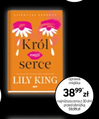 Książka Król serce Lily King promocja w Empik