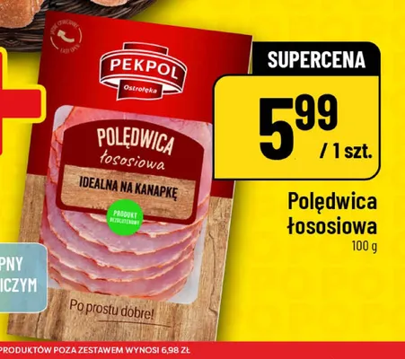 Polędwica łososiowa Pekpol promocja w POLOmarket