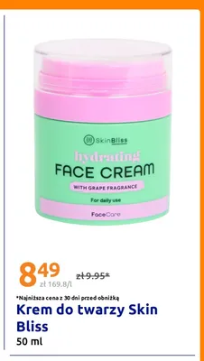 Krem do twarzy SkinBliss Hydrating promocja w Action