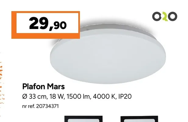 Plafon Mars Oro promocja w Bricoman