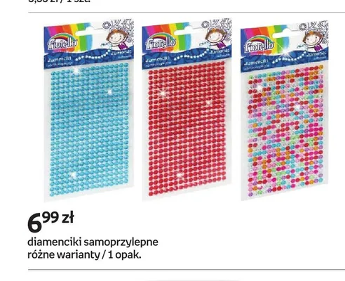 Diamenciki samoprzylepne Fiorello promocja w Empik